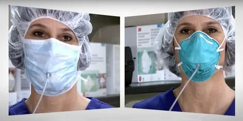 Medical professionals wearing protective gear